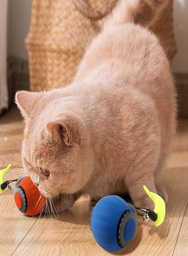 KIMEE 2025 New Generation Smart Interactive Cat Toy Ball with Tail - Automatic Moving, Two-Speed Adjustment, and Fun Play for Cats and Dogs - Image 4